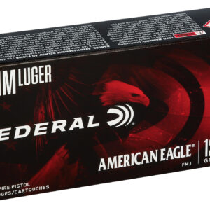FEDERAL 9MM LUGER 124GR FMJ 50 VNT.