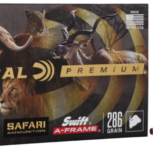 FEDERAL 9.3x62 286GR SWIFT A-FRAME 20 VNT